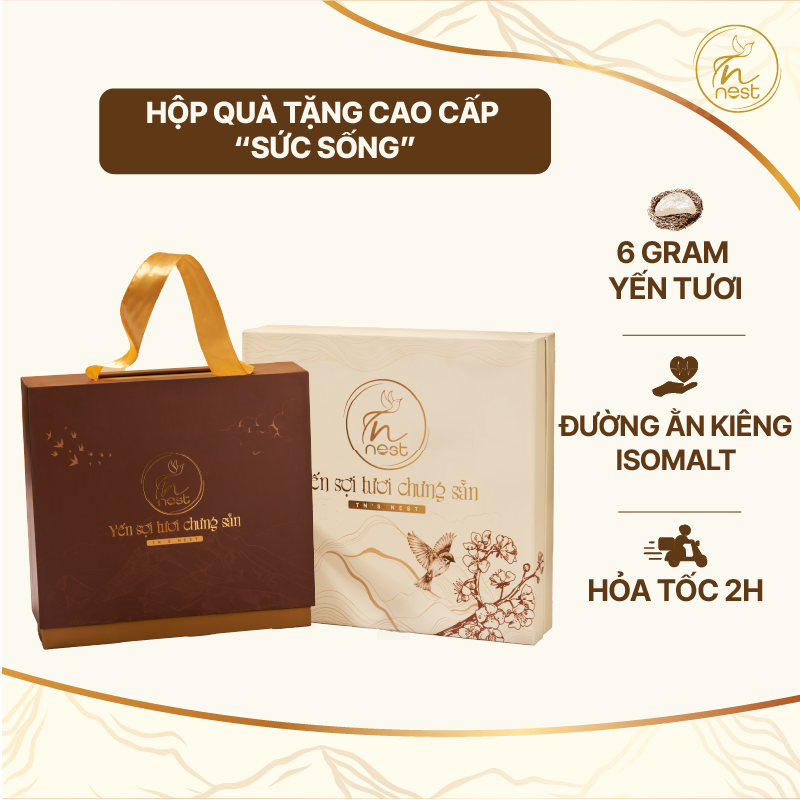 HỘP QUÀ TẶNG 6 HŨ - SỨC SỐNG