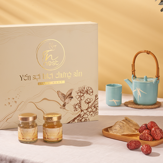 HỘP QUÀ TẶNG CAO CẤP 10 HŨ - SỨC SỐNG