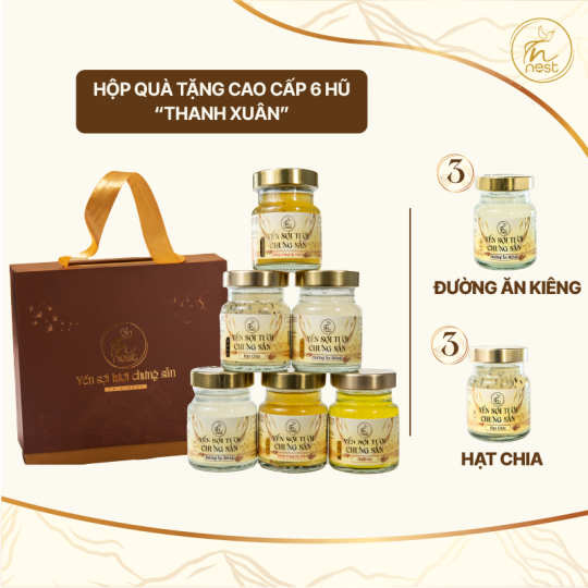 HỘP QUÀ TẶNG 6 HŨ - THANH XUÂN
